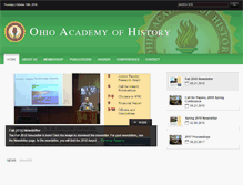 Tablet Screenshot of ohioacademyofhistory.org